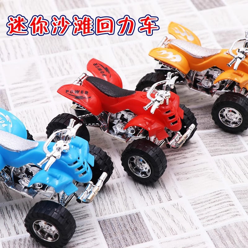 Huili Beach Motorcycle Educational Children Inertia Car Model Toy Kindergarten Small Gift Huili Car - image 3