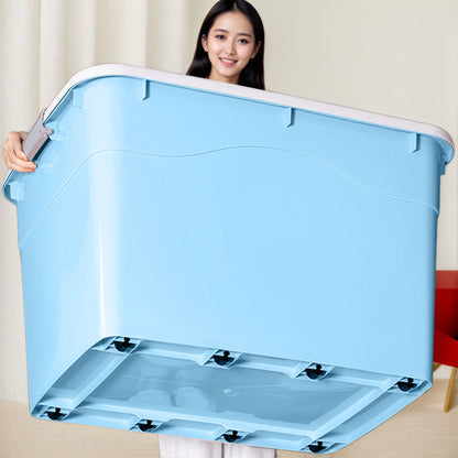 Plastic Storage Box Extra Large Quilt Storage Box Toy Storage Box Moving Clothes Storage Box Car Box - image 3
