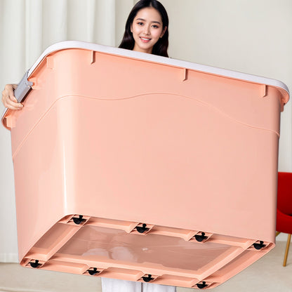 Plastic Storage Box Extra Large Quilt Storage Box Toy Storage Box Moving Clothes Storage Box Car Box - image 4