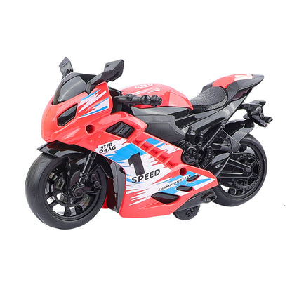 Children's boy inertia motorcycle toy car model ornaments fall-resistant stall toys kindergarten baby gifts wholesale - image 5