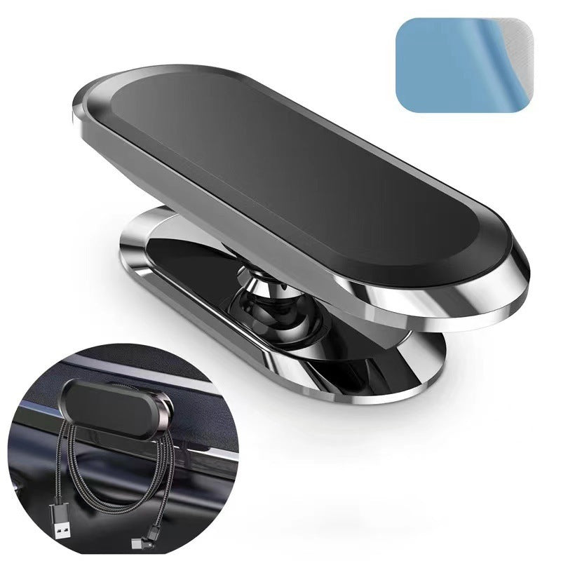 Car magnet bracket strong magnetic adsorption 360 rotation adjustment F16 metal magnetic attraction car mobile phone navigation bracket - image 2