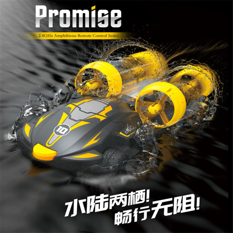 Cross-Border Water, Land and Air Amphibious Two-In-One Remote Control Car Mini Children's Stunt Boy Electric Car Toy Remote Control Boat - image 1