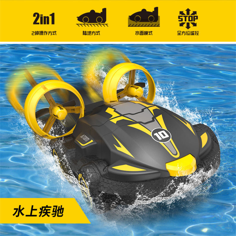 Cross-Border Water, Land and Air Amphibious Two-In-One Remote Control Car Mini Children's Stunt Boy Electric Car Toy Remote Control Boat - image 2