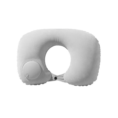 Neck Pillow U-shaped Pillow Pressing Inflatable Pillow Portable Car Aircraft Neck Protection Travel Artifact U-shaped Pillow Travel Pillow - image 5