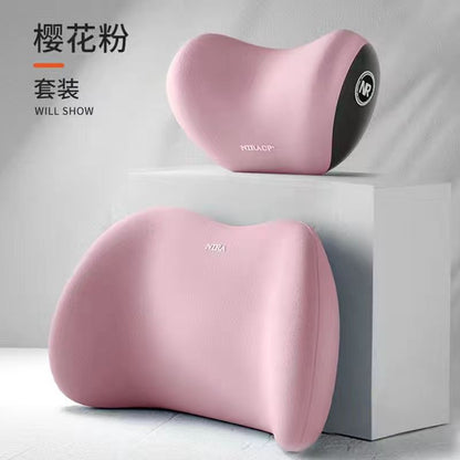 New Car Headrest and Lumbar Support Set, Car Memory Foam Lumbar Support, Car Headrest, Neck Pillow, Car Accessories - image 4