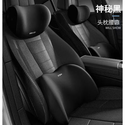 Car Headrest Neck Pillow Lumbar Pillow Car Pillow Car Neck Pillow Memory Seat Backrest Waist suit Cushion - image 2