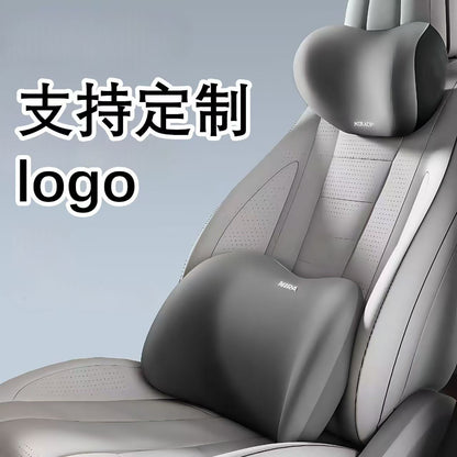 Car Headrest Neck Pillow Lumbar Pillow Car Pillow Car Neck Pillow Memory Seat Backrest Waist suit Cushion - image 4
