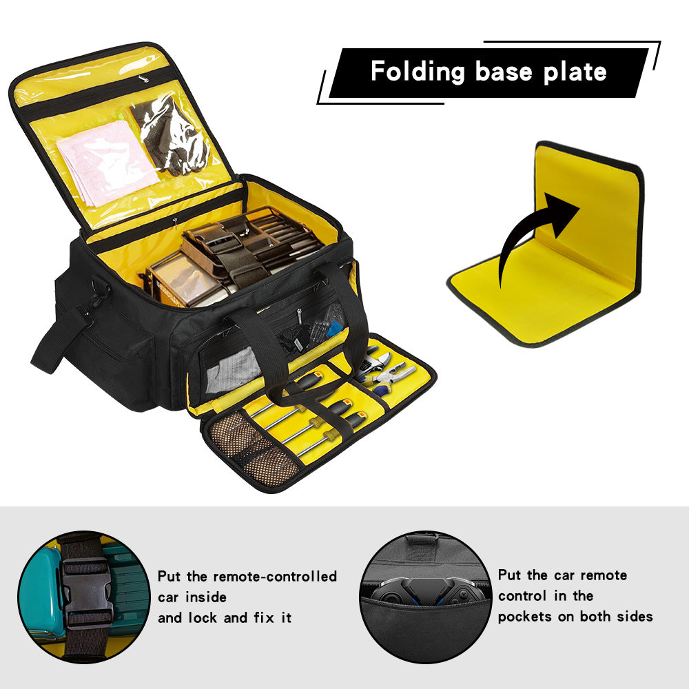 Amazon Large Capacity Remote Control Car Storage Bag Water-repellent Multifunctional Multi-pocket Car Warehouse Tool Handbag - image 2