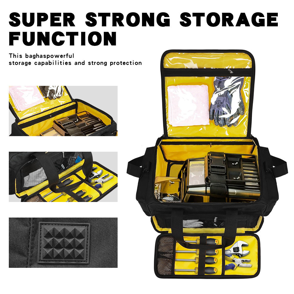Amazon Large Capacity Remote Control Car Storage Bag Water-repellent Multifunctional Multi-pocket Car Warehouse Tool Handbag - image 4