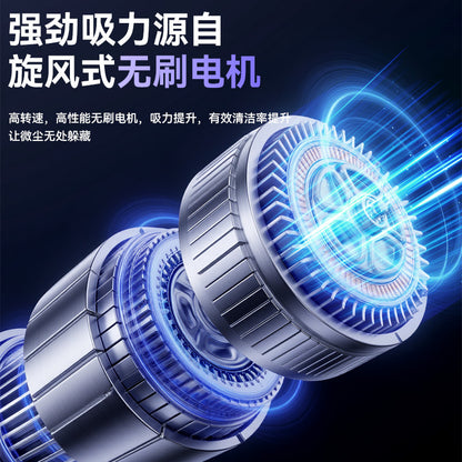 Car Vacuum Cleaner Wireless Multi-Functional High Suction Power Car Vacuum Cleaner for Home Use Portable Small Car Wireless Vacuum Cleaner - image 3