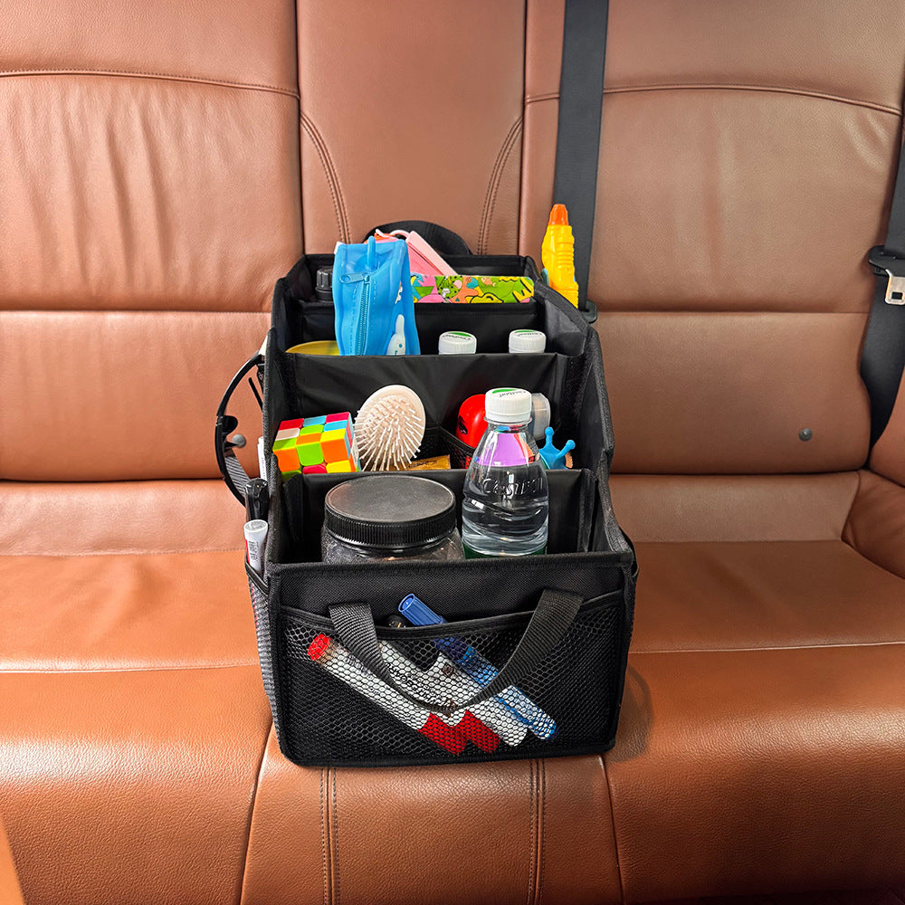 Cross-Border Car Seat Storage Box Car Trunk Storage Box Large Capacity Foldable Car Tool Box - image 4