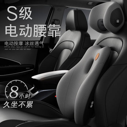 Car Lumbar Support Car Massage Lumbar Cushion Car Seat Back Lumbar Cushion Driving Lumbar Support Lumbar Support Headrest - image 1