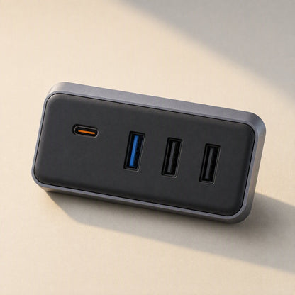 Dashport TYPE-C docking station hub adapter for a Tesla Model Y glove box docking station - view 3