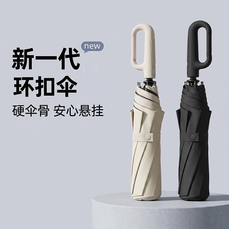 Cross-Border Extra-Large Non-Wet Car Fully Automatic Buckle Backpack Portable Rain or Shine Student Vinyl 70% off Stack Advertising Umbrella - image 3
