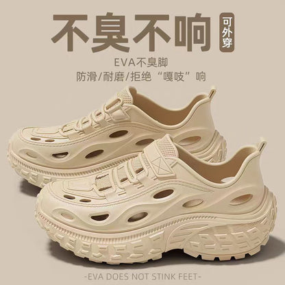 Fishing Shoes with Tire-Like Soles for Men, Summer Outdoor Non-Slip Thick-Soled Clogs, Breathable Beach Sandals for Women - image 2