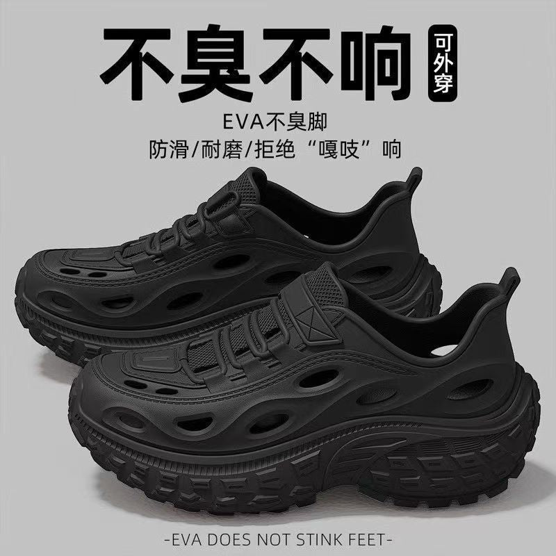 Fishing Shoes with Tire-Like Soles for Men, Summer Outdoor Non-Slip Thick-Soled Clogs, Breathable Beach Sandals for Women - image 3