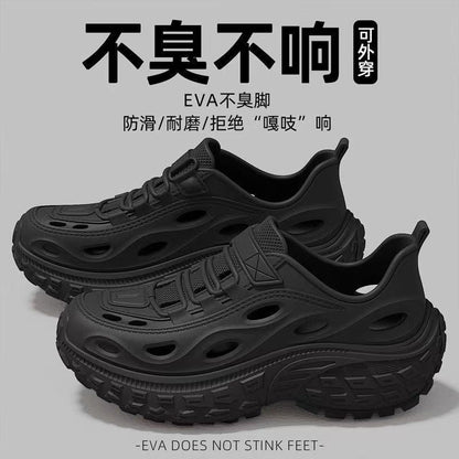 Fishing Shoes with Tire-Like Soles for Men, Summer Outdoor Non-Slip Thick-Soled Clogs, Breathable Beach Sandals for Women - image 3