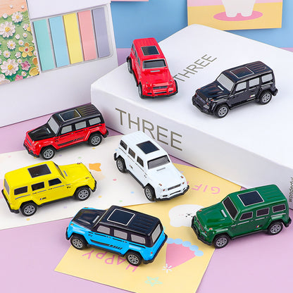 Children's Mini Pull-Back Tin Off-Road Vehicle Pull-Back Car Toy Car Racing Model Car Toy Street Stall Wholesale - image 3