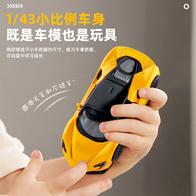 Cross-Border 1:43 Alloy Sports Car Model Boy Three-Door Pull-Back Simulation Toy Car Model Ornaments Gift Wholesale - image 3