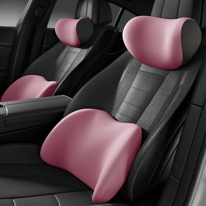Car Lumbar Support Cushion Seat Backrest Car Cushion Driving Lumbar Support Waist Pillow Headrest - image 3