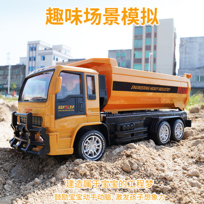 Xinliciwen Zongyuan Remote Control Dump Truck Engineering Transport Truck Mud Truck Electric Boy Toy Car Remote Control - image 2