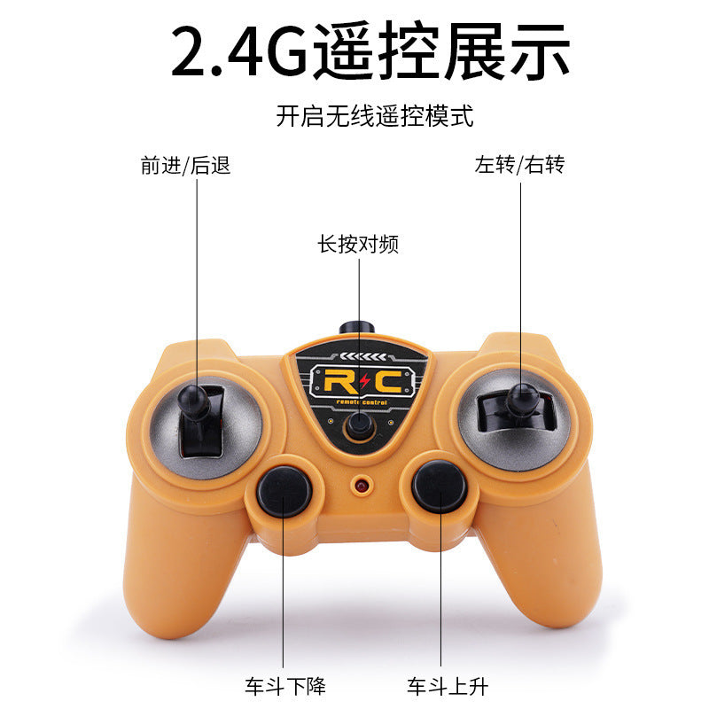 Xinliciwen Zongyuan Remote Control Dump Truck Engineering Transport Truck Mud Truck Electric Boy Toy Car Remote Control - image 3