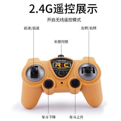 Xinliciwen Zongyuan Remote Control Dump Truck Engineering Transport Truck Mud Truck Electric Boy Toy Car Remote Control - image 3