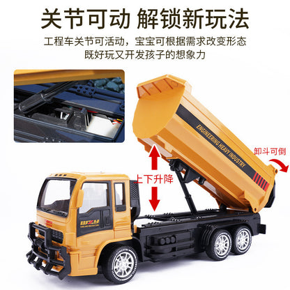 Xinliciwen Zongyuan Remote Control Dump Truck Engineering Transport Truck Mud Truck Electric Boy Toy Car Remote Control - image 4