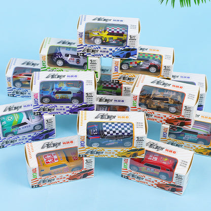 Metal Pull-Back Car Toy Boy Student Kidsren's Educational Mini Racing Model Kindergarten Small Gift - image 4