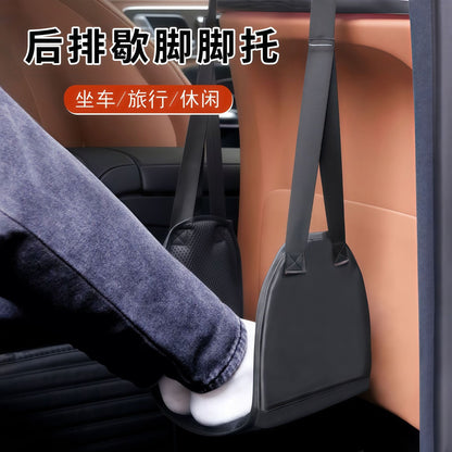 In-Car Rest Footrest Hammock Creative Foot Hammock Desk Hanging Foot Outdoor Rest Hammock Portable - image 1
