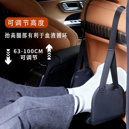 In-Car Rest Footrest Hammock Creative Foot Hammock Desk Hanging Foot Outdoor Rest Hammock Portable - image 2