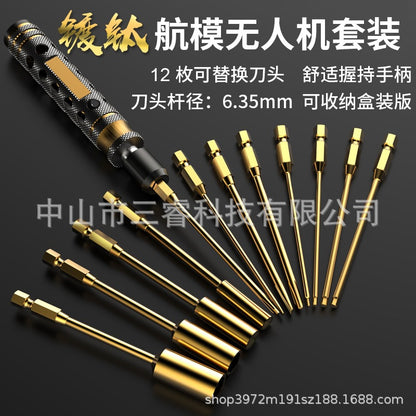 Drone Phillips and Allen Wrench Screwdriver Set Rc Remote Control Car Hex Repair Tool Hexagon - image 1