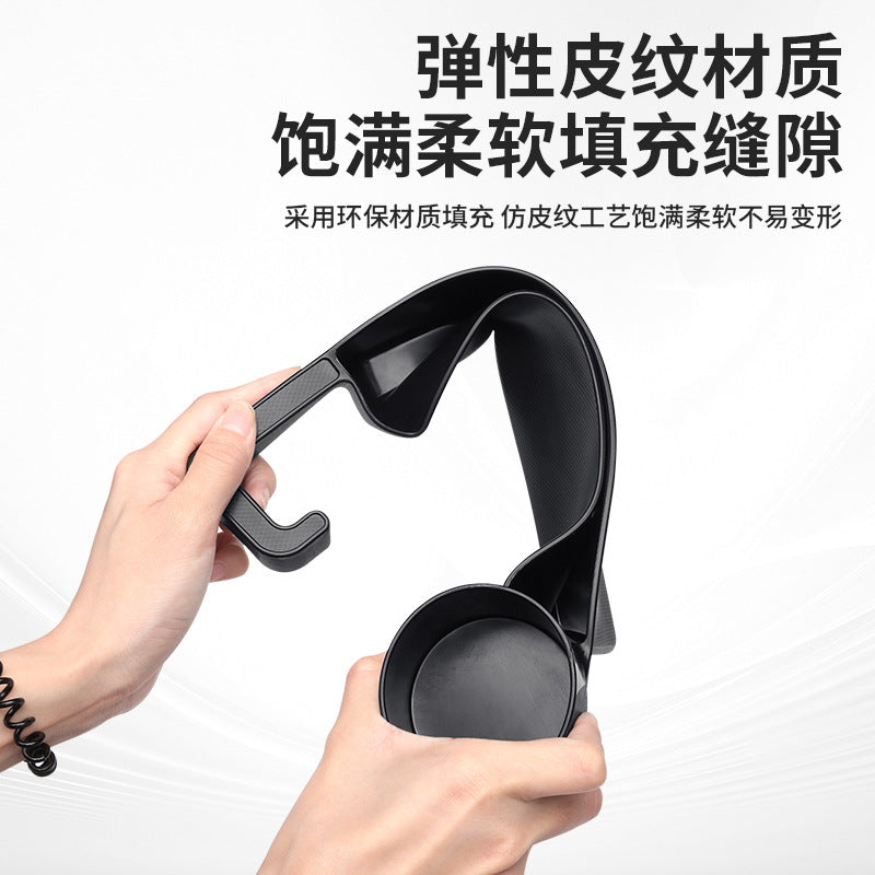 Car Seat Gap Plug, Car Gap Storage Box, Multi-Functional Interior Supplies with Water Cup Holder and Hook - image 4