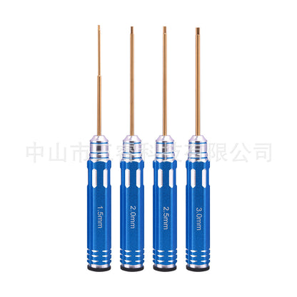 Rc Remote Control Car Model Screwdriver, Aircraft Model Hexagonal Titanium-Plated Set, Special Repair Tools for Car Models, Titanium Alloy - image 5