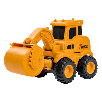 Children's Press-And-Go Inertia-Powered Engineering Excavator Toy Car Plastic Bulldozer Kids' Toy Gift Wholesale - image 5