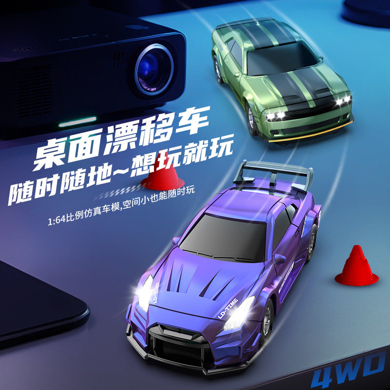 Rc Drift Car Full Scale 1:64 Mini Remote Control Car High-Speed Racing Car Model Ornaments Boy Holiday Gift - image 4