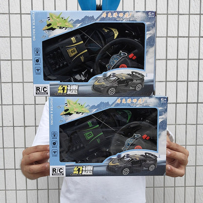 Children's Wireless Remote Control Car with Two-Way Door Opening Racing Remote Control Model Boy's Toy Institution Enrollment Gift - image 1
