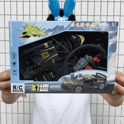 Children's Wireless Remote Control Car with Two-Way Door Opening Racing Remote Control Model Boy's Toy Institution Enrollment Gift - image 2
