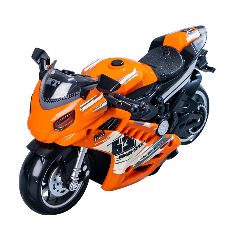 Simulated New Model Sound and Light Music Motorcycle Sports Car Model Children's Inertial Toy Car Boy Gift Wholesale - image 5