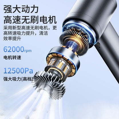 Car Vacuum Cleaner with Super Powerful Suction, Wireless Handheld, Small and Portable, Designed for Cars, with Suction and Blowing Functions - image 3