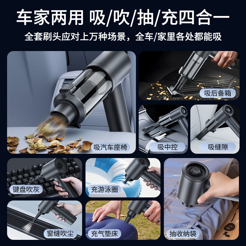 Car Vacuum Cleaner with Super Powerful Suction, Wireless Handheld, Small and Portable, Designed for Cars, with Suction and Blowing Functions - image 4