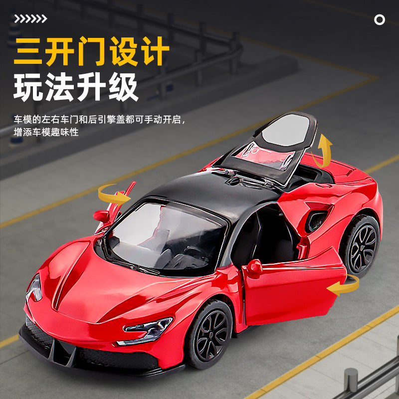 1:43 Four-Door Alloy Toy Car Off-Road Sports Car Model for Children Aged 3-6, Pull-Back Toy Car Gift - image 2