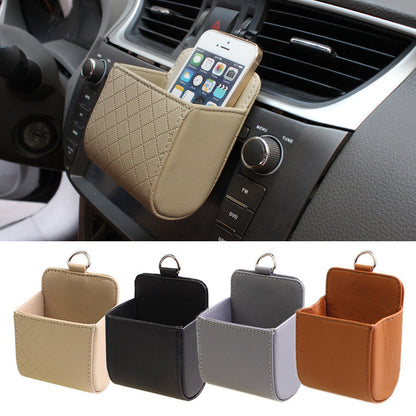 Air Outlet Car Mobile Phone Storage Bag Car Supplies Bag Car Storage Box Hanging Car Storage Box Storage Bag - image 2