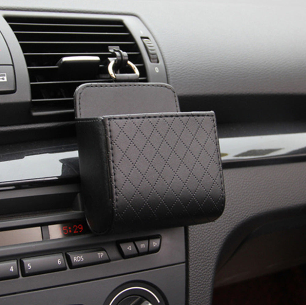 Air Outlet Car Mobile Phone Storage Bag Car Supplies Bag Car Storage Box Hanging Car Storage Box Storage Bag - image 3