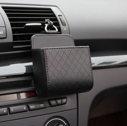 Air Outlet Car Mobile Phone Storage Bag Car Supplies Bag Car Storage Box Hanging Car Storage Box Storage Bag - image 3