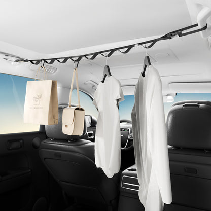 Car Clothesline Multifunctional Hanging Clothes Rack for Rear Seat Storage and Fixing Hook Clothes Rack - image 3