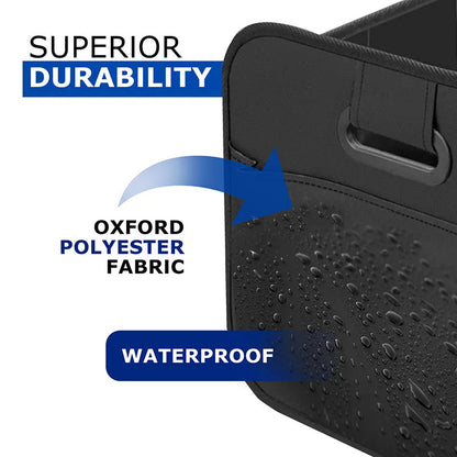 Car Trunk Storage Box Oxford Cloth with Handle Outdoor Storage Box Multi-Functional Folding Car Storage Box - image 3