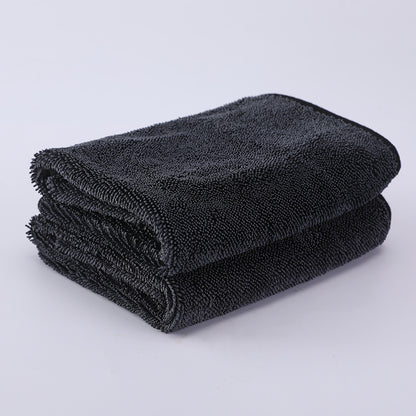 Double-Sided Microfiber Braided Car Towel for Car Washing, Extra Thick Water Collection, Strong Water Absorption, Lint-Free Plush - image 5