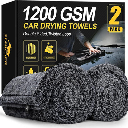 Small Braided Car Cleaning Towel, Absorbent and Leaves No Marks, Edged for Car Washing, Single or Double-Sided Small Braided Water Collection Towel - image 3