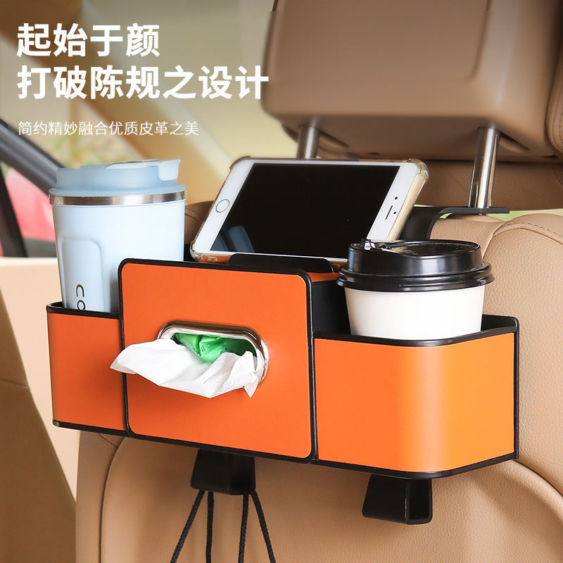 Multifunctional Car Cup Holder, Car Storage Box, Seat Back Storage Rack, Seat Back Storage Box, In-Car Use - image 2